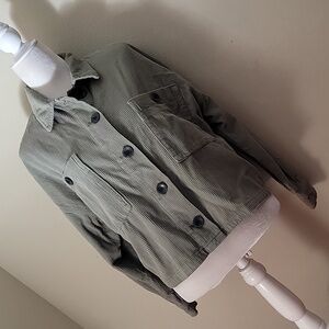 Zara Sage Corduroy Jacket